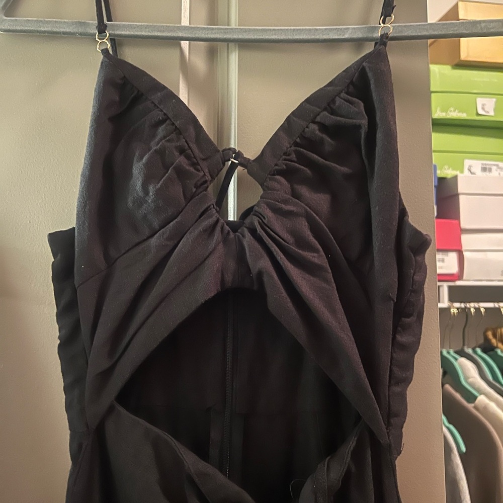Zara Black Cut-Out Dress